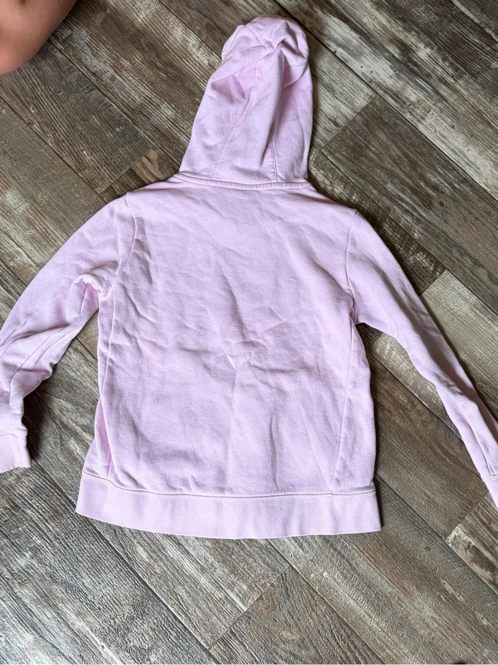 Pink Nike hooded sweatshirt girls medium